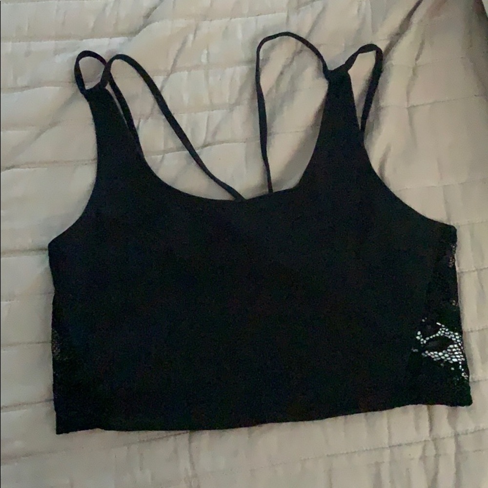 Black crop top